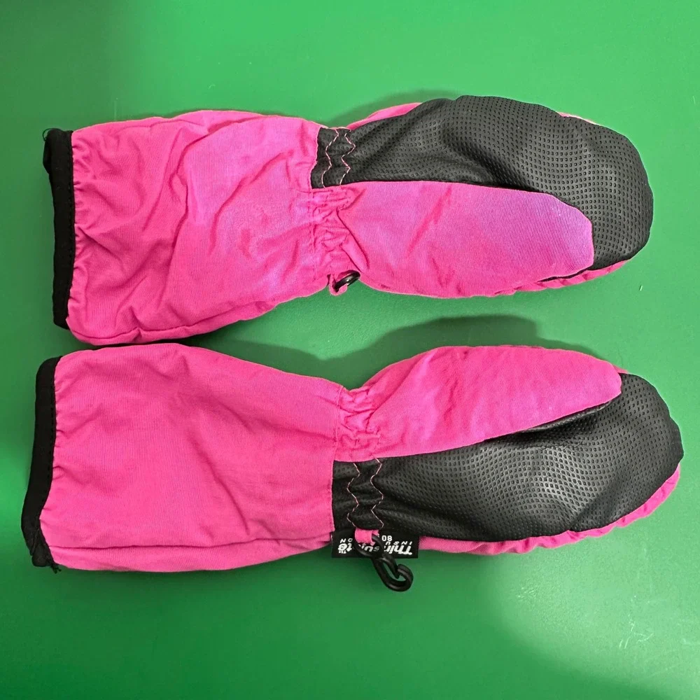Kids Thinsulate‎ 80 Gram Winter Mittens Hot Pink One Size
